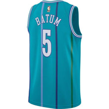 Load image into Gallery viewer, Men's Jordan Brand Nicolas Batum Aqua Charlotte Hornets Fashion Current Player Hardwood Classics Swingman Jersey  Aqua
