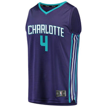 Load image into Gallery viewer, Men's Fanatics Branded Marcus Paige Purple Charlotte Hornets Fast Break Replica Player Jersey  Statement Edition  Purple