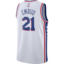 Load image into Gallery viewer, Men's Nike Joel Embiid White Philadelphia 7ers Swingman Jersey  Association Edition  White