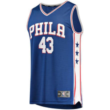 Load image into Gallery viewer, Men's Fanatics Branded Jonah Bolden Royal Philadelphia 7ers Fast Break Replica Jersey – Icon Edition  Royal
