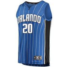 Load image into Gallery viewer, Men's Fanatics Branded Markelle Fultz Blue Orlando Magic Fast Break Replica Jersey – Icon Edition  Blue