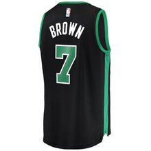 Load image into Gallery viewer, Men's Fanatics Branded Jaylen Brown Black Boston Celtics Fast Break Replica Jersey  Statement Edition  Black