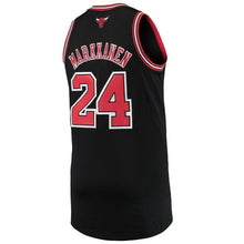 Load image into Gallery viewer, Men's adidas Lauri Markkanen Black Chicago Bulls Finished Authentic Jersey  Black