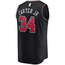Load image into Gallery viewer, Men's Fanatics Branded Wendell Carter Jr. Black Chicago Bulls Fast Break Alternate Jersey Black