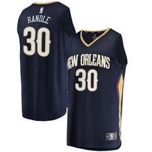 Load image into Gallery viewer, Men's Fanatics Branded Julius Randle Navy New Orleans Pelicans Fast Break Replica Jersey – Icon Edition  Navy