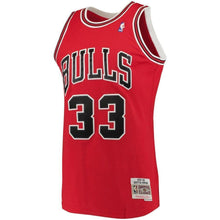 Load image into Gallery viewer, Men's Mitchell &amp; Ness Scottie Pippen Red Chicago Bulls Big &amp; Tall Hardwood Classics Jersey  Red