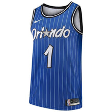 Load image into Gallery viewer, Men's Nike Jonathan Isaac Blue Orlando Magic Hardwood Classics Swingman Jersey  Blue