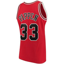 Load image into Gallery viewer, Men's Mitchell &amp; Ness Scottie Pippen Red Chicago Bulls Big &amp; Tall Hardwood Classics Jersey  Red