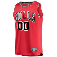 Load image into Gallery viewer, Men's Fanatics Branded Red Chicago Bulls Fast Break Custom Replica Jersey  Icon Edition  Red