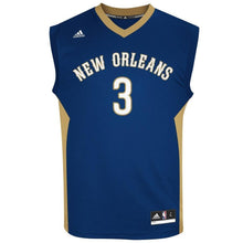 Load image into Gallery viewer, Mens New Orleans Pelicans Omer Asik adidas Navy Blue Replica Road Jersey  Blue