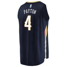 Load image into Gallery viewer, Men's Fanatics Branded Elfrid Payton Navy New Orleans Pelicans Fast Break Replica Jersey – Icon Edition  Navy