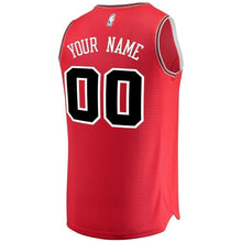 Load image into Gallery viewer, Men's Fanatics Branded Red Chicago Bulls Fast Break Custom Replica Jersey  Icon Edition  Red