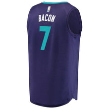 Load image into Gallery viewer, Men's Fanatics Branded Dwayne Bacon Purple Charlotte Hornets Fast Break Replica Player Jersey  Statement Edition  Purple