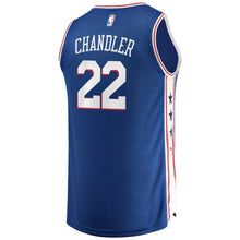 Load image into Gallery viewer, Men's Fanatics Branded Wilson Chandler Royal Philadelphia 7ers Fast Break Replica Jersey – Icon Edition  Royal
