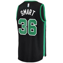 Load image into Gallery viewer, Men's Fanatics Branded Marcus Smart Black Boston Celtics Fast Break Replica Jersey  Statement Edition – Black