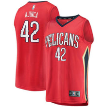 Load image into Gallery viewer, Men's Fanatics Branded Alexis Ajinca Red New Orleans Pelicans Fast Break Replica Player Jersey  Statement Edition  Red