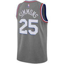 Load image into Gallery viewer, Men's Nike Ben Simmons Gray Philadelphia 7ers City Edition Swingman Jersey  Gray