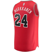 Load image into Gallery viewer, Men's Fanatics Branded Lauri Markkanen Red Chicago Bulls Fast Break Replica Jersey  Icon Edition  Red