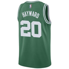 Load image into Gallery viewer, Men's Nike Gordon Hayward Green Boston Celtics Swingman Sponsor Patch Jersey  Icon Edition  Green