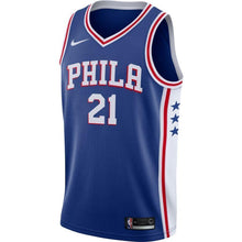 Load image into Gallery viewer, Men's Nike Joel Embiid Royal Philadelphia 7ers Swingman Jersey  Icon Edition  Royal