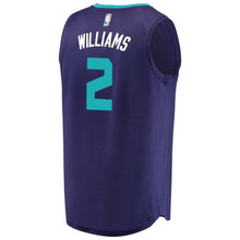 Load image into Gallery viewer, Men's Fanatics Branded Marvin Williams Purple Charlotte Hornets Fast Break Replica Player Jersey  Statement Edition  Purple