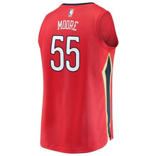Load image into Gallery viewer, Men's Fanatics Branded E'Twaun Moore Red New Orleans Pelicans Fast Break Replica Player Jersey  Statement Edition  Red