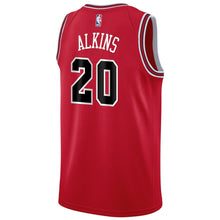 Load image into Gallery viewer, Men's Nike Rawle Alkins Red Chicago Bulls Swingman Sponsor Patch Jersey – Icon Edition  Red