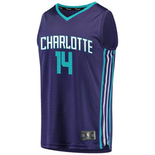 Load image into Gallery viewer, Men's Fanatics Branded Michael KiddGilchrist Purple Charlotte Hornets Fast Break Replica Player Jersey  Statement Edition  Purple