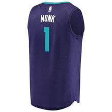 Load image into Gallery viewer, Men's Fanatics Branded Malik Monk Purple Charlotte Hornets Fast Break Replica Player Jersey  Statement Edition  Purple