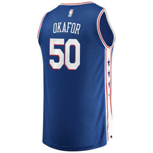 Load image into Gallery viewer, Men's Fanatics Branded Emeka Okafor Royal Philadelphia 7ers Fast Break Replica Jersey – Icon Edition  Royal