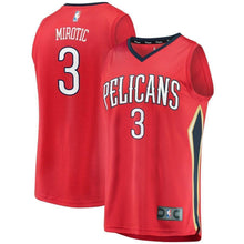 Load image into Gallery viewer, Men's Fanatics Branded Nikola Mirotic Red New Orleans Pelicans Fast Break Replica Player Jersey  Statement Edition  Red