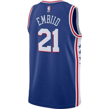 Load image into Gallery viewer, Men's Nike Joel Embiid Royal Philadelphia 7ers Swingman Jersey  Icon Edition  Royal