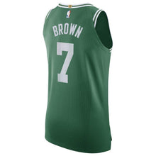 Load image into Gallery viewer, Men's Nike Jaylen Brown Green Boston Celtics Authentic Sponsor Patch Jersey – Icon Edition  Green