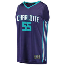 Load image into Gallery viewer, Men's Fanatics Branded J.P. Macura Purple Charlotte Hornets Fast Break Replica Player Jersey  Statement Edition  Purple