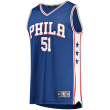 Load image into Gallery viewer, Men's Fanatics Branded Boban Marjanovic Royal Philadelphia 7ers Fast Break Replica Jersey – Icon Edition  Royal