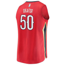 Load image into Gallery viewer, Men's Fanatics Branded Emeka Okafor Red New Orleans Pelicans Fast Break Replica Player Jersey  Statement Edition  Red