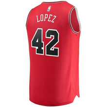 Load image into Gallery viewer, Men's Fanatics Branded Robin Lopez Red Chicago Bulls Fast Break Road Replica Player Jersey  Icon Edition  Red