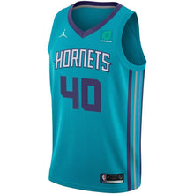 Load image into Gallery viewer, Men's Jordan Brand Cody Zeller Teal Charlotte Hornets Swingman Sponsor Patch Jersey – Icon Edition  Aqua