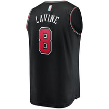 Load image into Gallery viewer, Men's Fanatics Branded Zach LaVine Black Chicago Bulls Fast Break Replica Jersey  Statement Edition  Black