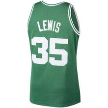 Load image into Gallery viewer, Men's Mitchell &amp; Ness Reggie Lewis Kelly Green Boston Celtics  Hardwood Classics Swingman Jersey  Green