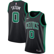Load image into Gallery viewer, Men's Nike Jayson Tatum Black Boston Celtics Replica Swingman Jersey  Statement Edition  Black