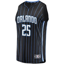 Load image into Gallery viewer, Men's Fanatics Branded Wesley Iwundu Black Orlando Magic Fast Break Replica Player Jersey  Statement Edition  Black