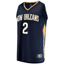 Load image into Gallery viewer, Men's Fanatics Branded Ian Clark Navy New Orleans Pelicans Fast Break Replica Player Jersey  Icon Edition  Navy