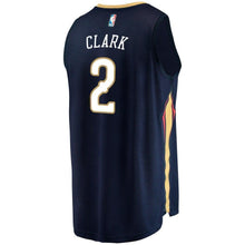 Load image into Gallery viewer, Men's Fanatics Branded Ian Clark Navy New Orleans Pelicans Fast Break Replica Player Jersey  Icon Edition  Navy