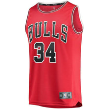 Load image into Gallery viewer, Men's Fanatics Branded Wendell Carter Jr. Red Chicago Bulls Fast Break Replica Jersey – Icon Edition  Red