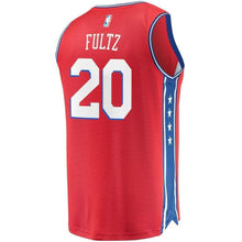 Load image into Gallery viewer, Men's Fanatics Branded Markelle Fultz Red Philadelphia 7ers Fast Break Replica Player Jersey  Statement Edition  Red
