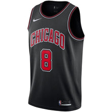 Load image into Gallery viewer, Men's Nike Zach LaVine Black Chicago Bulls Replica Swingman Jersey  Statement Edition  Black