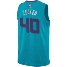Load image into Gallery viewer, Men's Jordan Brand Cody Zeller Teal Charlotte Hornets Swingman Sponsor Patch Jersey – Icon Edition  Aqua