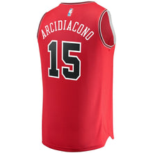 Load image into Gallery viewer, Men's Fanatics Branded Ryan Arcidiacono Red Chicago Bulls Fast Break Road Replica Player Jersey  Icon Edition  Red