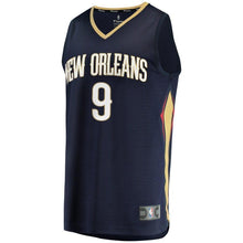 Load image into Gallery viewer, Men's Fanatics Branded Darius Morris Navy New Orleans Pelicans Fast Break Replica Jersey – Icon Edition  Navy